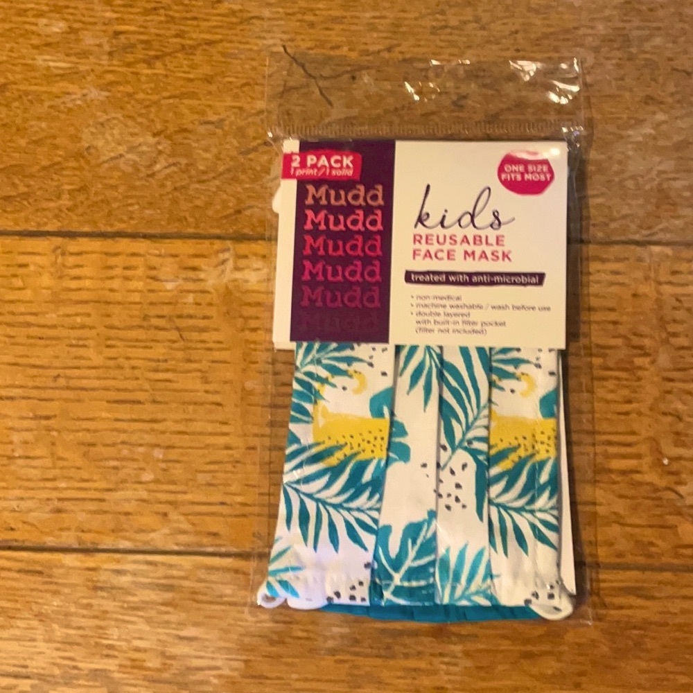 Mudd - Kid’s Face Masks, 2 Pack